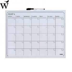 Planbord Desq maand 40x50cm magnetisch