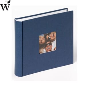 Fotoalbum walther design Fun 24cmx22cm voor 200 foto's blauw