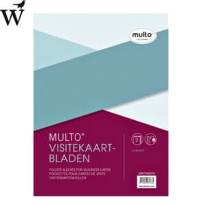 Showtas Multo 23-gaats PP voor 10 visitekaartjes