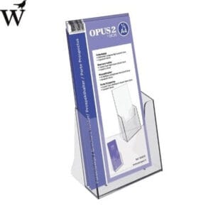 Folderhouder OPUS 2 1/3 A4 acryl