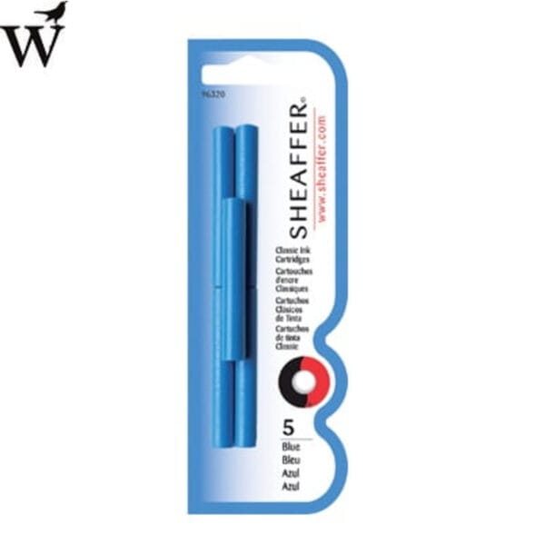 Inktpatroon Sheaffer skrip classic blauw blister à 5 stuks