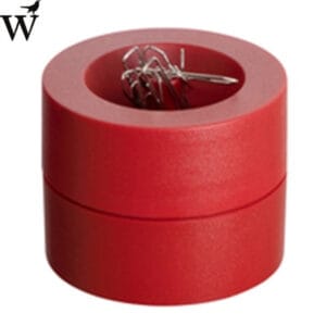 Papercliphouder MAUL Pro Ø73mmx60mm rood
