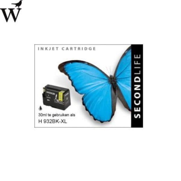 SecondLife HP 932XL Zwart 30ml