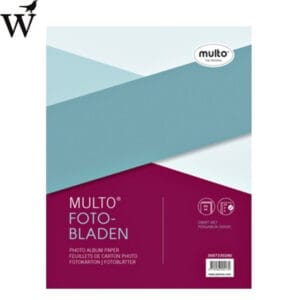 Interieur Multo fotobladen A4 23-rings met dekvel 20vel zwar