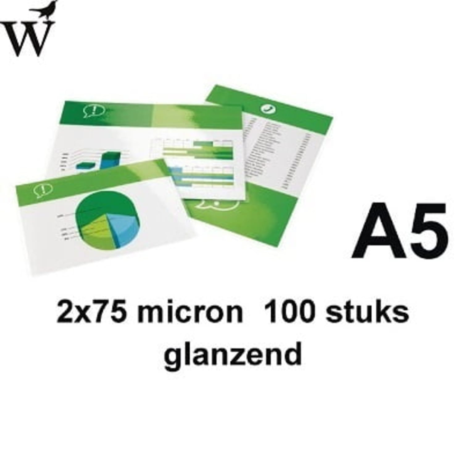 Lamineerhoes GBC A5 2x75micron 100stuks