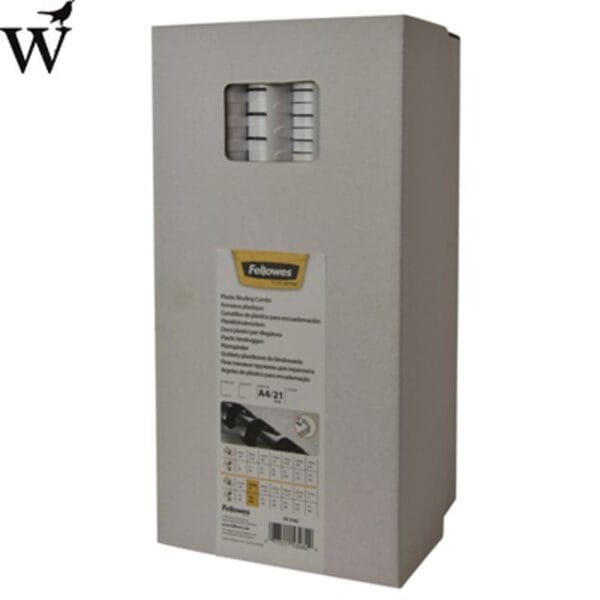 Bindrug Fellowes 14mm 21rings A4 zwart 100 stuks