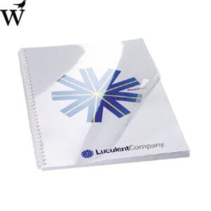 Voorblad GBC A4 PVC 300micron transparant 100stuks