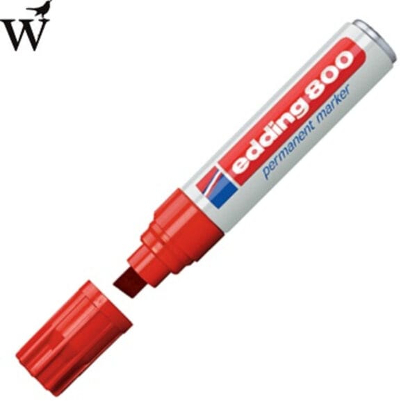 Viltstift edding 800 schuin rood 4-12mm