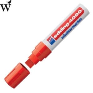Viltstift edding 4090 window schuin rood 4-15mm op blister