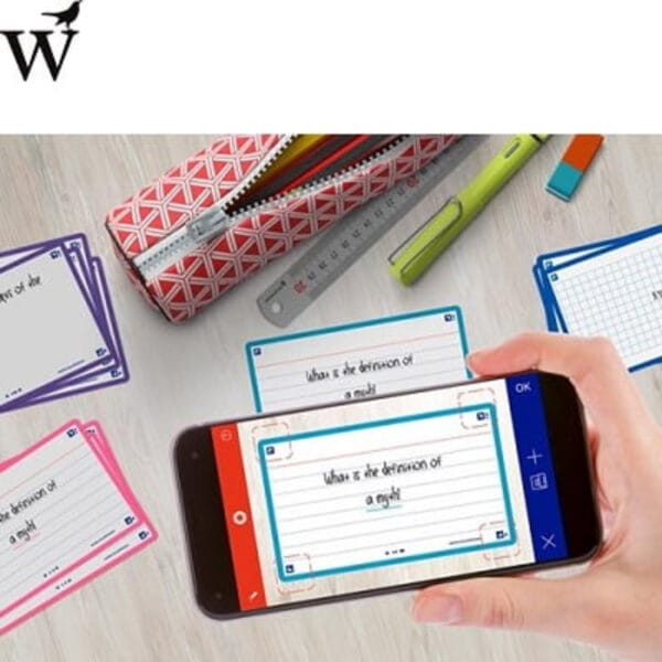 Flashcards Geel 75x120mm 80vel Oxford 2.0 - Afbeelding 2