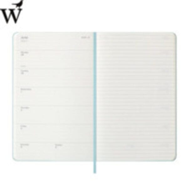 Moleskine agenda Weekly L 18 mnd 2025/2026 Sakura blue - Afbeelding 2