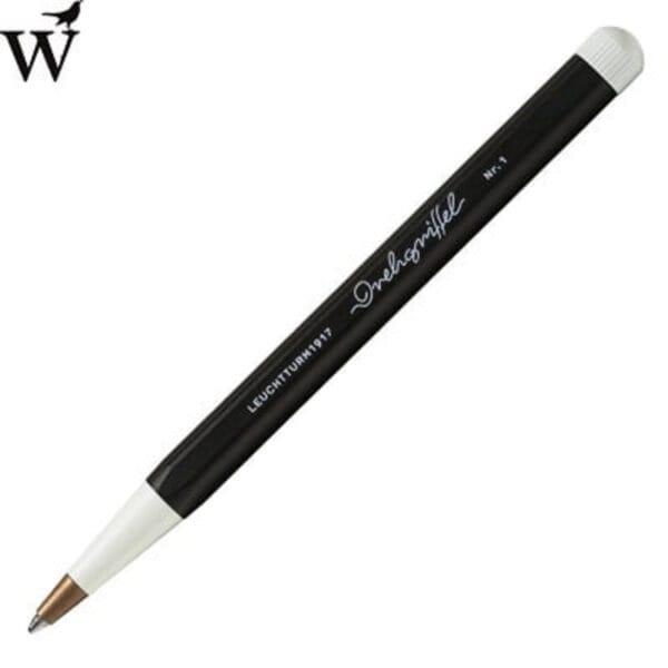 Balpen Leuchtturm drehgriffel Black