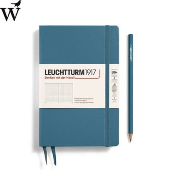 Notitieboek Leuchtturm Paperback Stone Blue dotted hardcover