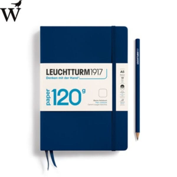 Notitieboek Leuchtturm Medium Navy dotted A5 120 gram