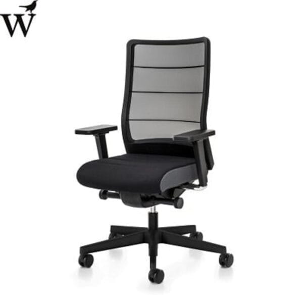 Bureaustoel Morera 104 Netwave Zwart - Afbeelding 4