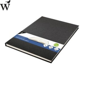 Dummyboek Kangaro A4 blanco 140gr Linnen kaft zwart