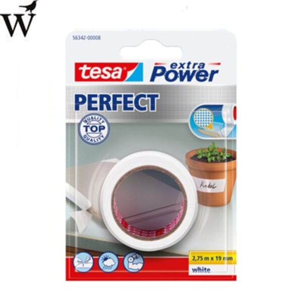 Reparatietape Tesa 56342 perfect 19mmx2,75m wit