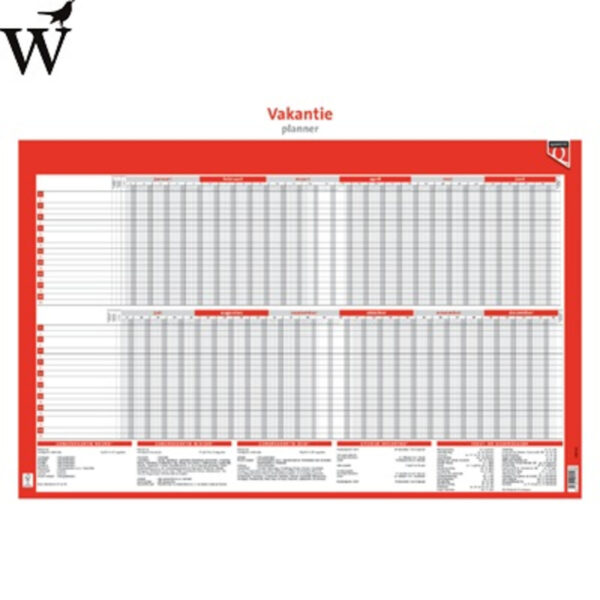 Vakantieplanner 2026 Huismerk
