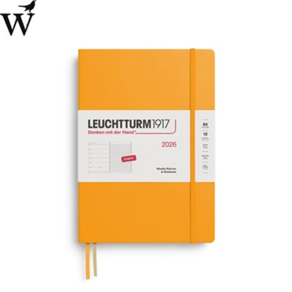 Agenda Leuchtturm Weekly 2026 PL + NB Medium Rising Sun