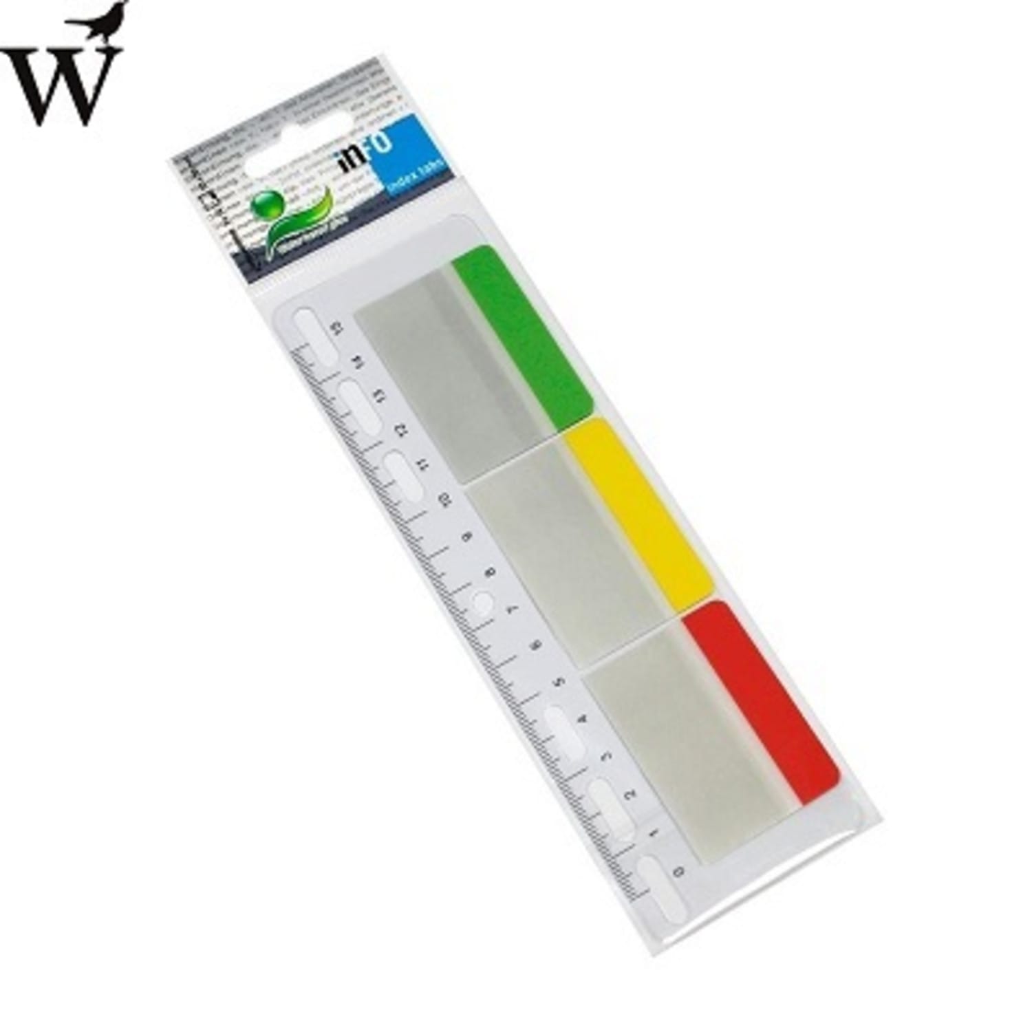 InfoNotes Flags 50x38mm assorti liniaal á 3x10 vel