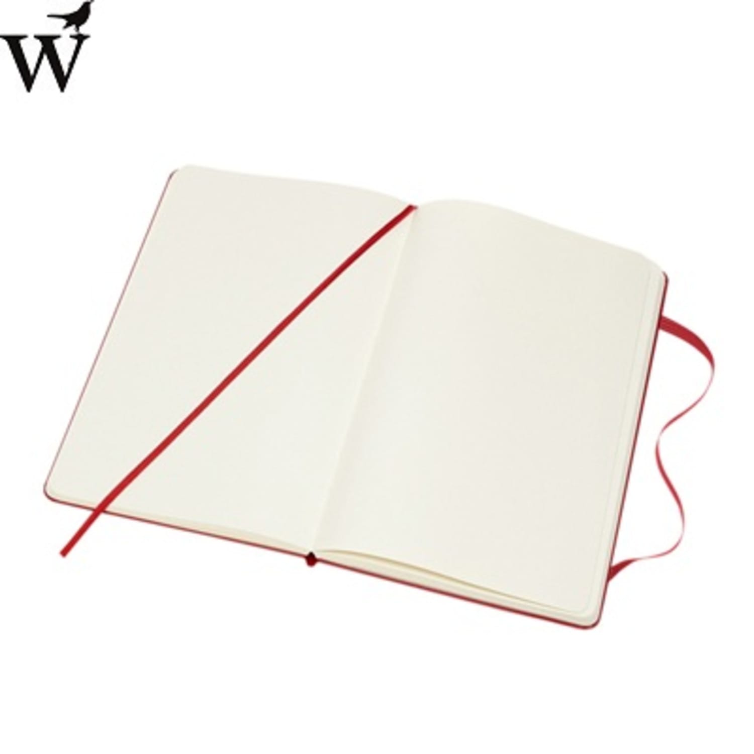 Notitieboek Moleskine large blanco rood Hard - Afbeelding 3