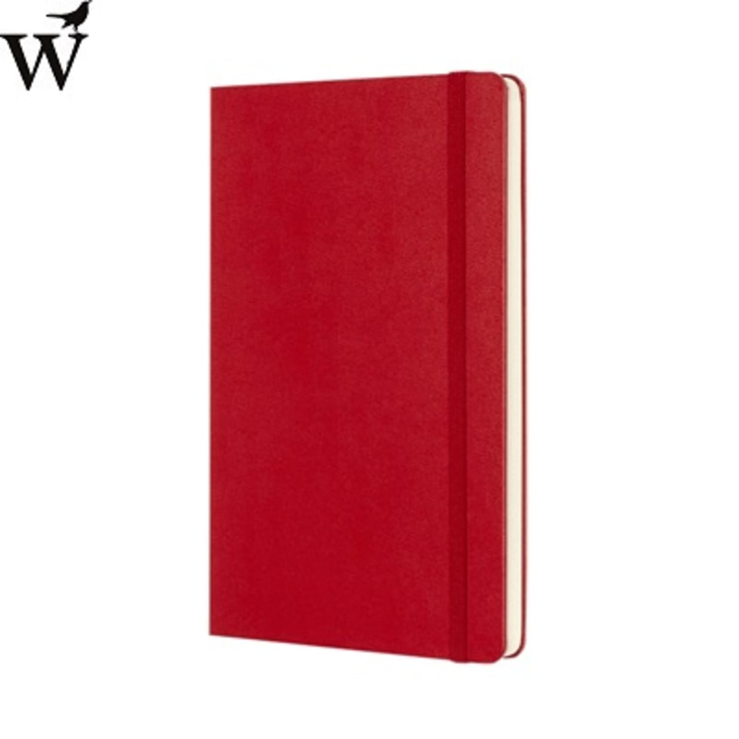 Notitieboek Moleskine large blanco rood Hard - Afbeelding 2