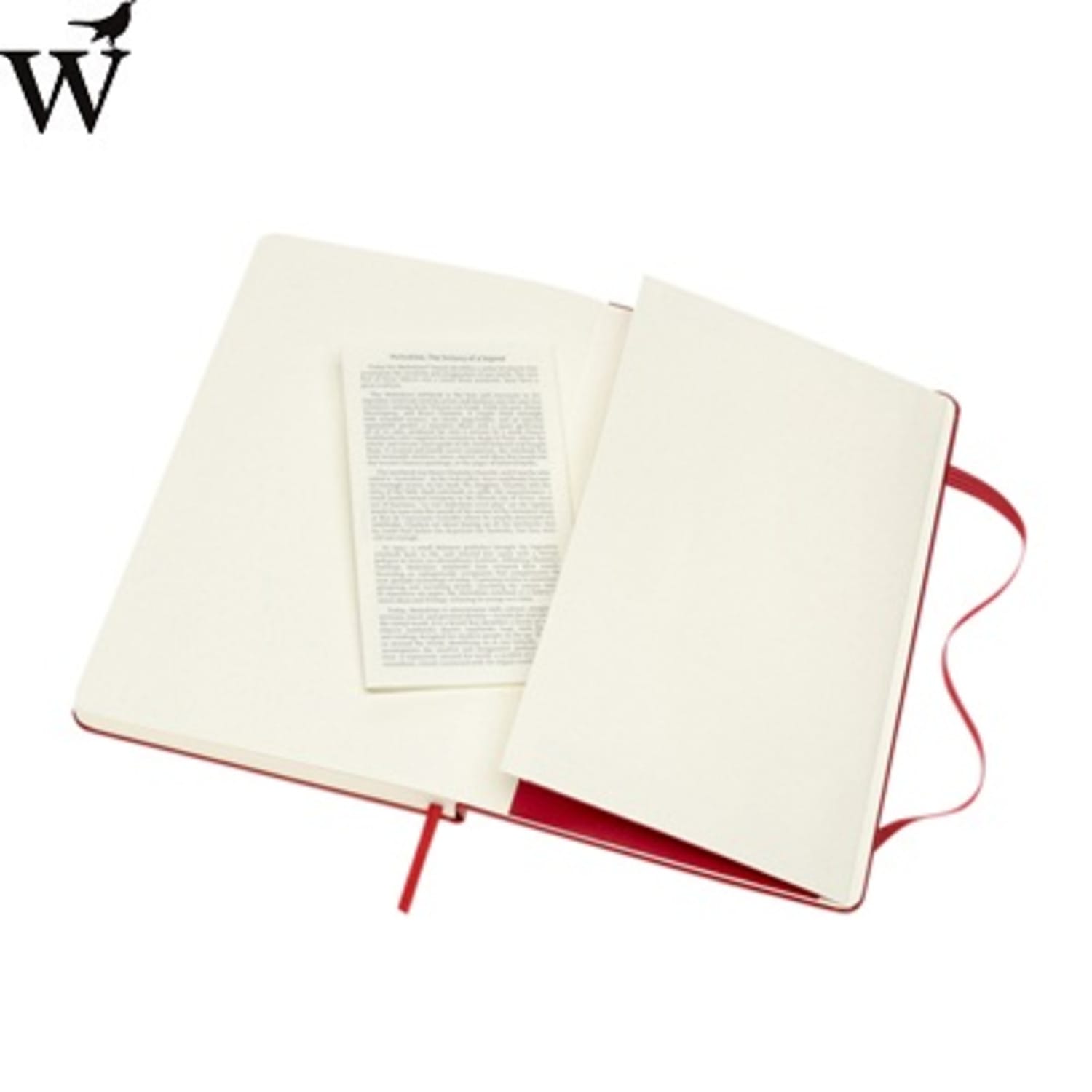 Notitieboek Moleskine large blanco rood Hard - Afbeelding 4