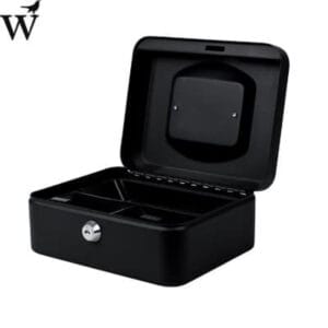 Geldkist huismerk 200x160x90mm zwart