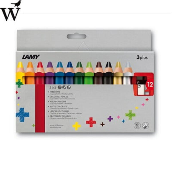 Kleurpotloden Lamy 3plus doos 12-dlg