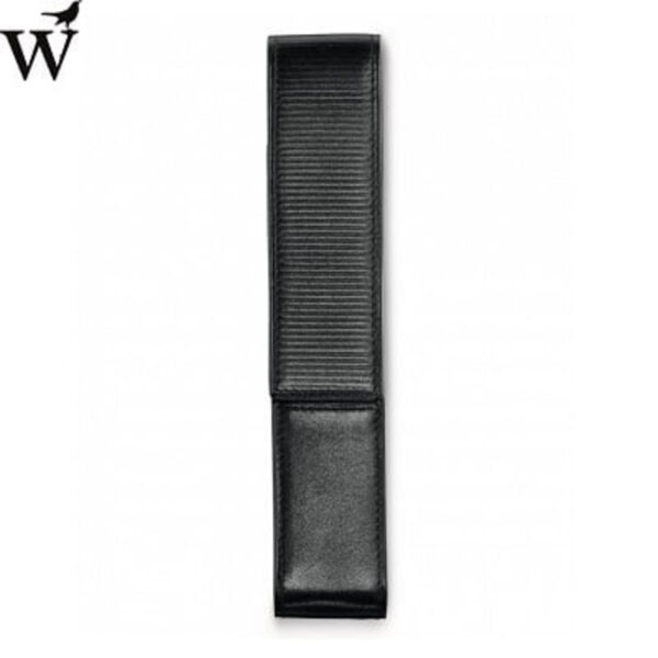 Lederen etui Lamy zwart voor 1 pen A301