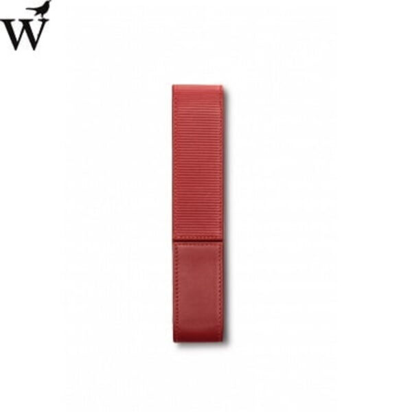 Lederen etui Lamy rood voor 1 pen A314