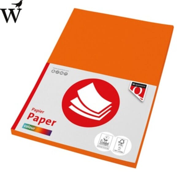 Kopieerpapier Huismerk A4 80gr oranje 100vel