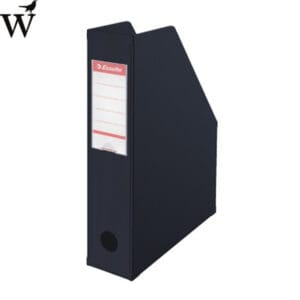 Tijdschriftcassette Esselte Vivida opvouwbaar zwart