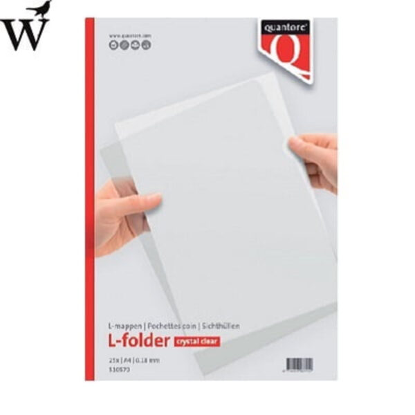 Insteekmap L-model A4 PP 0.18mm glad 25 stuks Huismerk