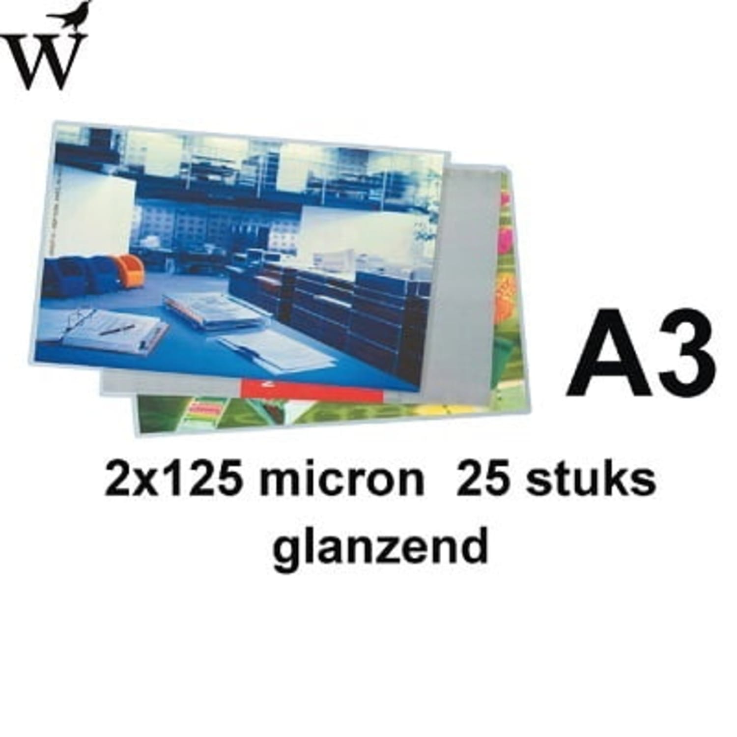 Lamineerhoes GBC A3 2x125micron 25stuk