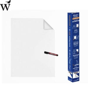 Magic-Chart Paperchart folie 60x80cm wit Legamaster