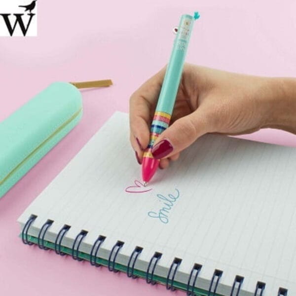 Legami twee kleuren balpen Click & Clack - Lama - Afbeelding 3