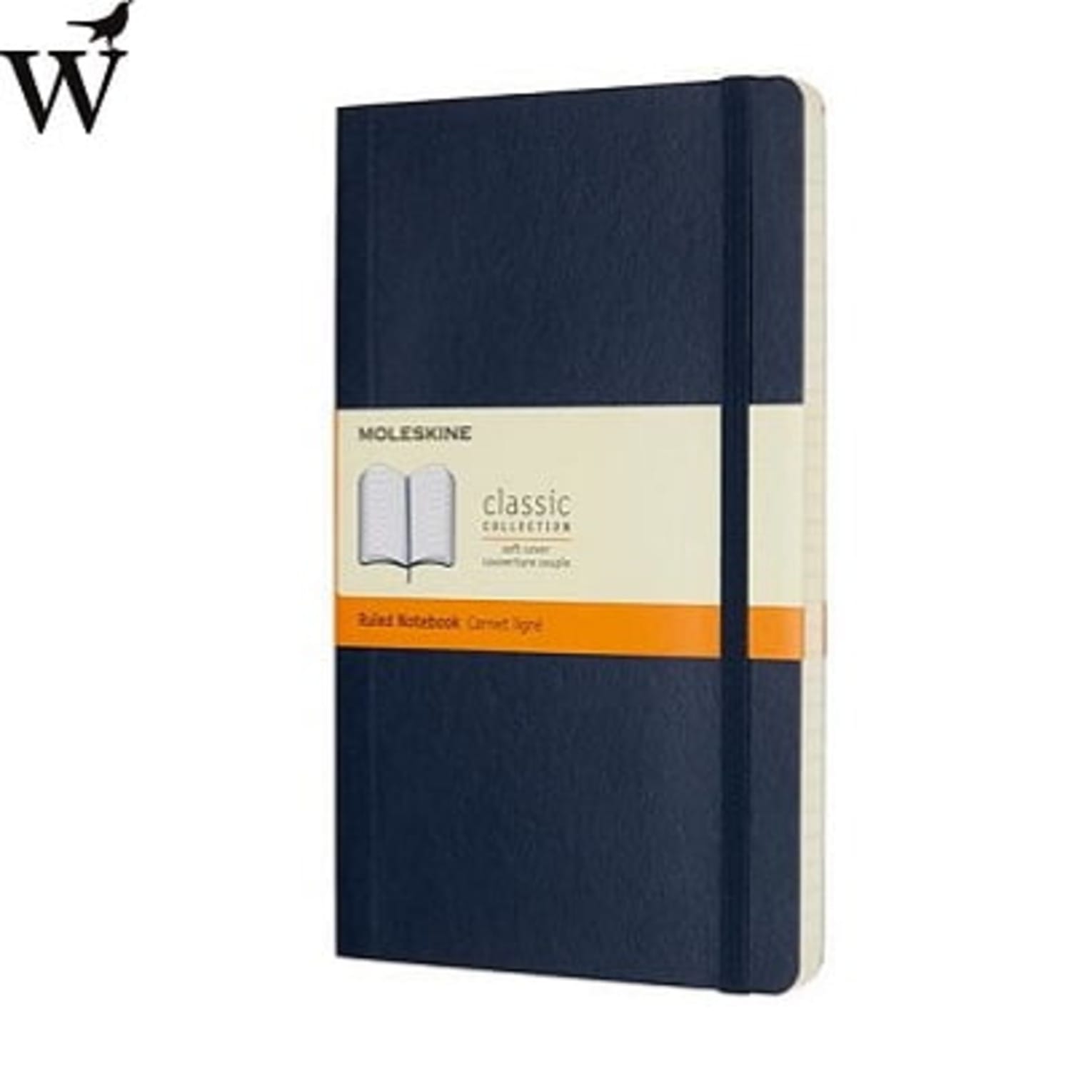 Notitieboek Moleskine large lijn sapphire blue Soft