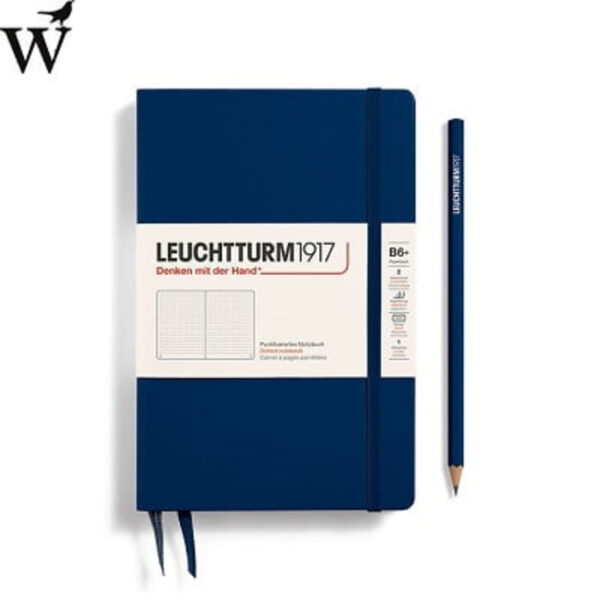 Notitieboek Leuchtturm Paperback Navy dotted hardcover