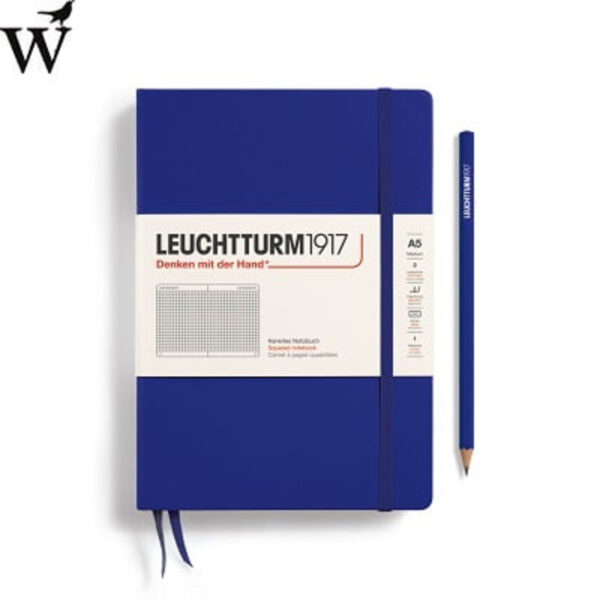 Notitieboek Leuchtturm med Ink squared hard cover A5