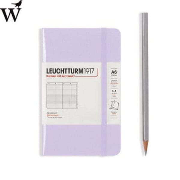 Adresboek Leuchtturm Pocket Lilac A6