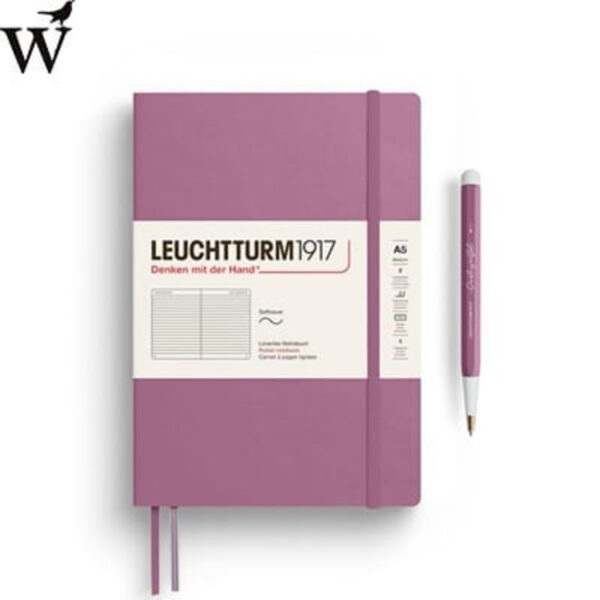 Notitieboek Leuchtturm Med. Dusty Rose plain soft cover A5
