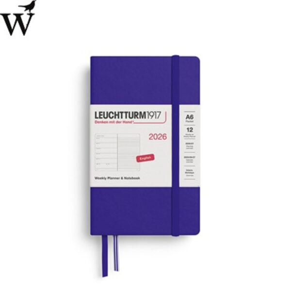 Agenda Leuchtturm Weekly 2026 PL + NB Pocket Ink