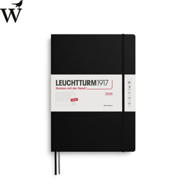 Agenda Leuchtturm Weekly planner 2026 Master Black