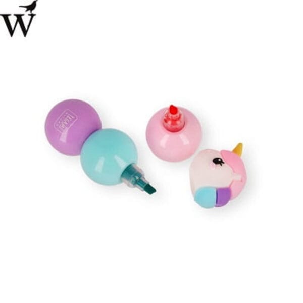 Legami 3in1 Highlighter - 3 is better than 1 - Unicorn - Afbeelding 2