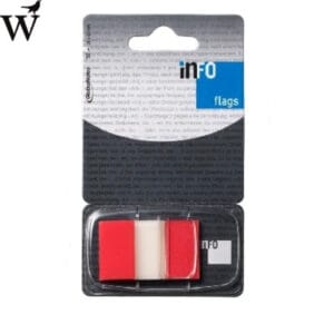 InfoNotes Flags 25x43mm rood blister á 50 vel