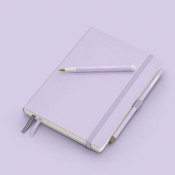Notitieboek Leuchtturm med Lilac dotted hard cover A5 - Afbeelding 2