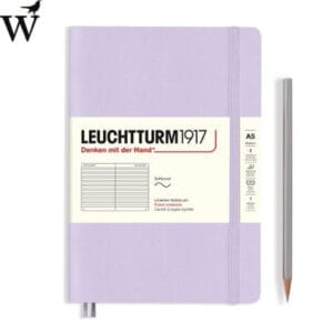 Notitieboek Leuchtturm Medium Lilac ruled soft cover A5
