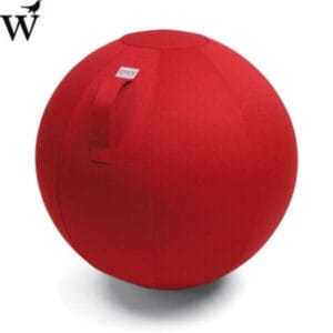 VLUV LEIV zitbal 70-75cm Ruby Red