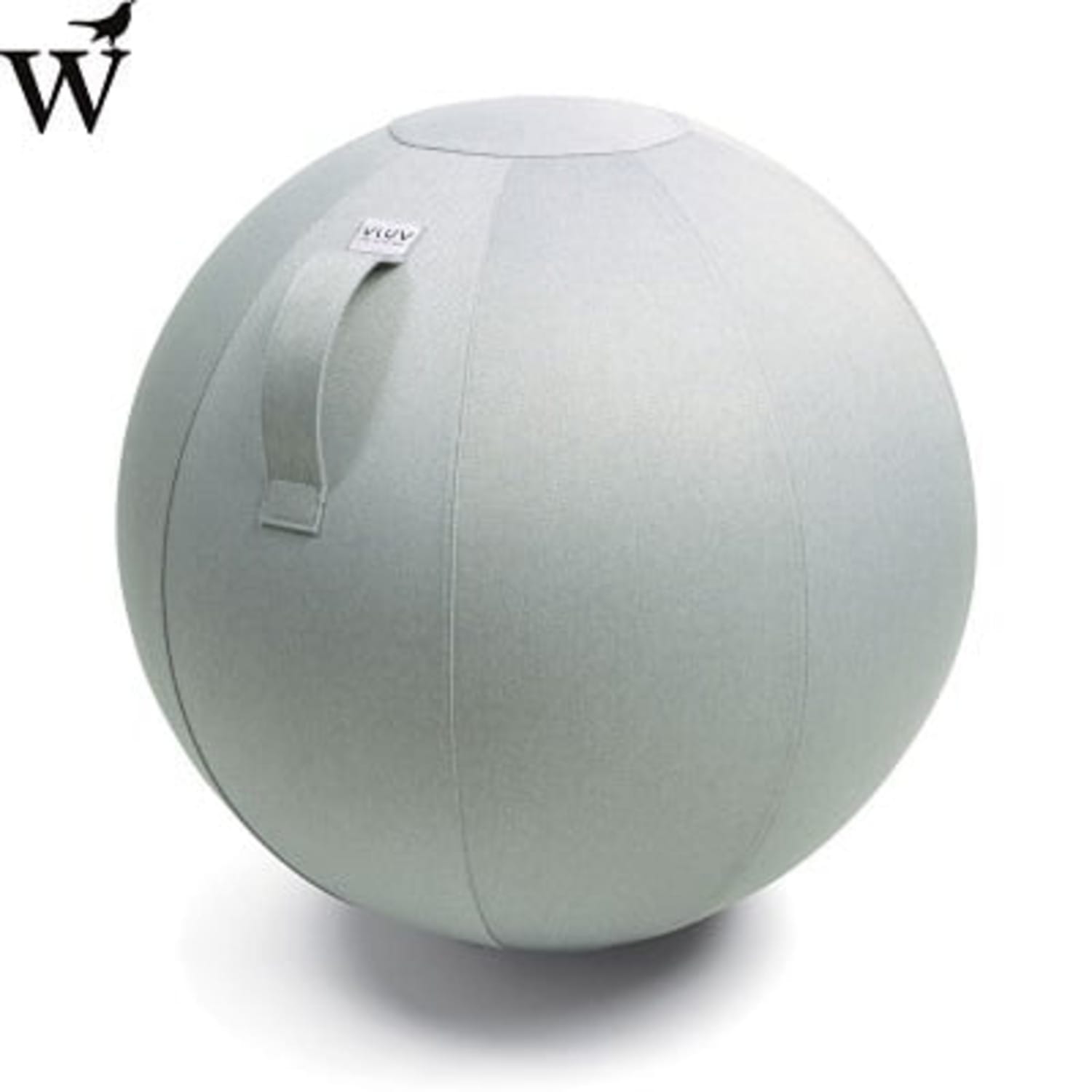 VLUV LEIV zitbal 70-75cm Silver Grey